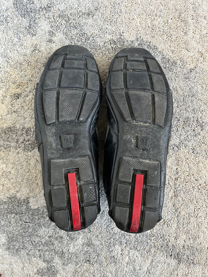 Prada 2000's leather flat trainers