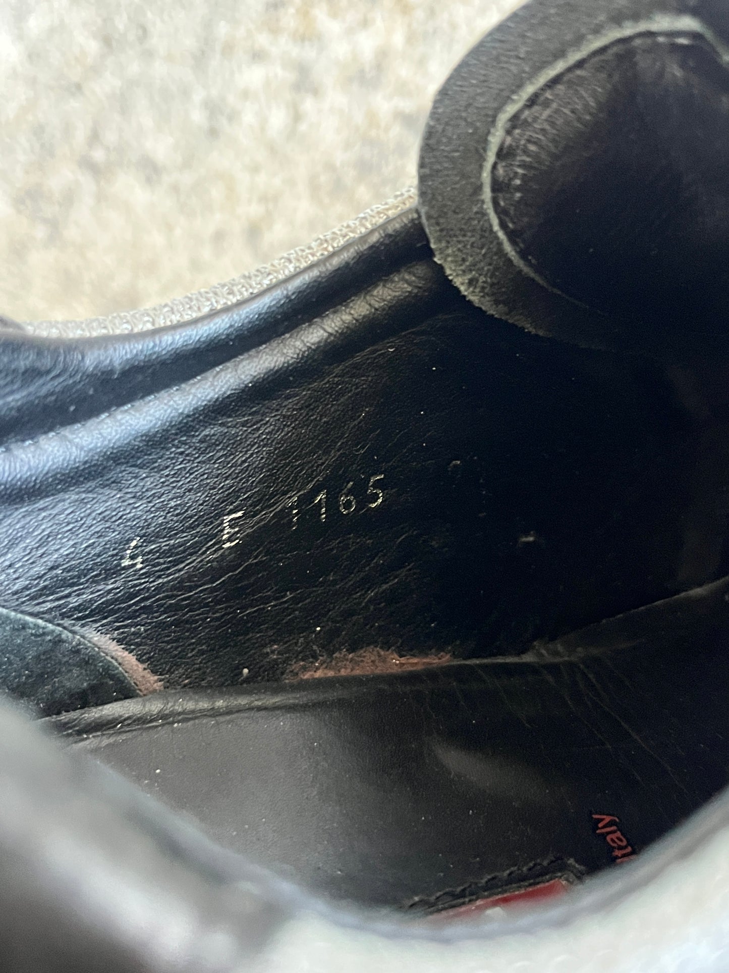 Prada 2000's leather flat trainers