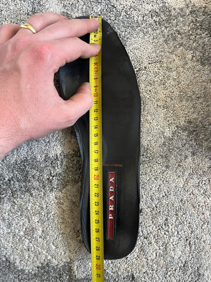 Prada 2000's leather flat trainers