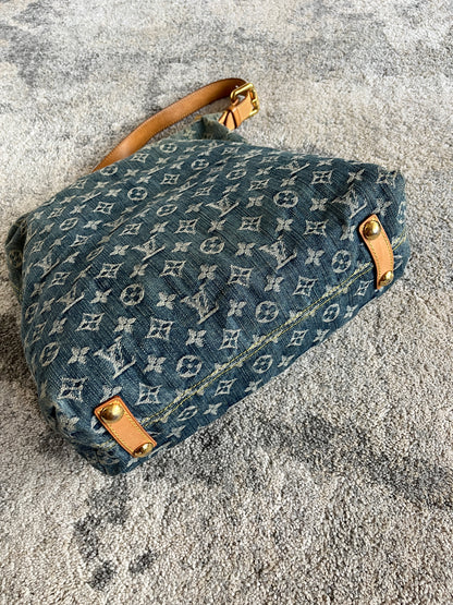 Louis Vuitton 2000's denim baggy PM bag