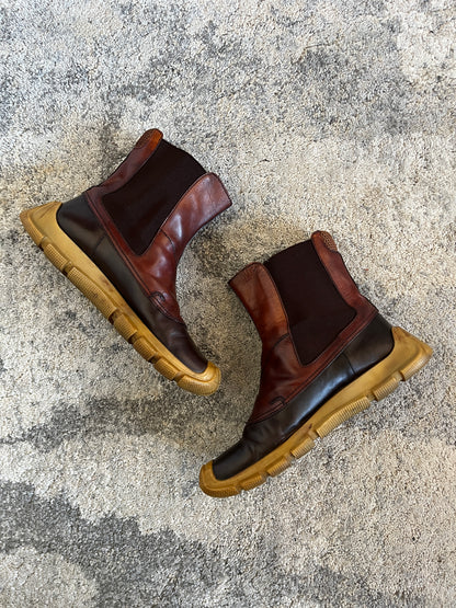 Miu Miu FW1999 leather chelsea boots