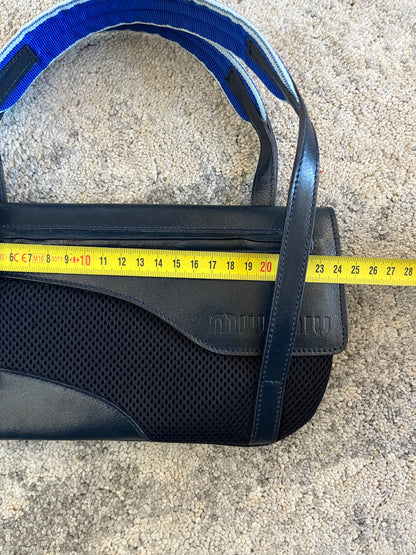 Miu Miu SS2000 mesh & leather handbag