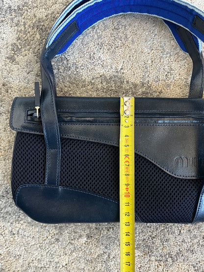Miu Miu SS2000 mesh & leather handbag