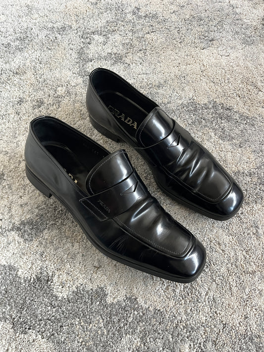 Prada 2000's leather loafers