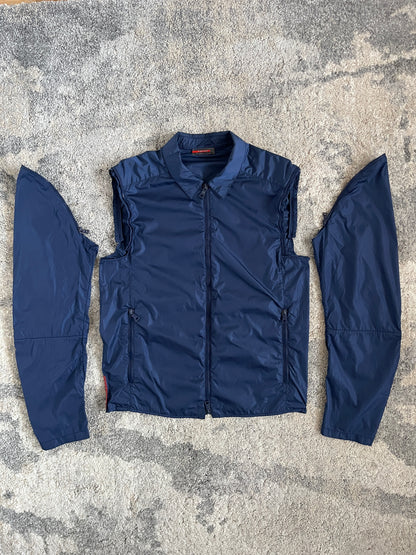 Prada SS2000 nylon convertible shirt
