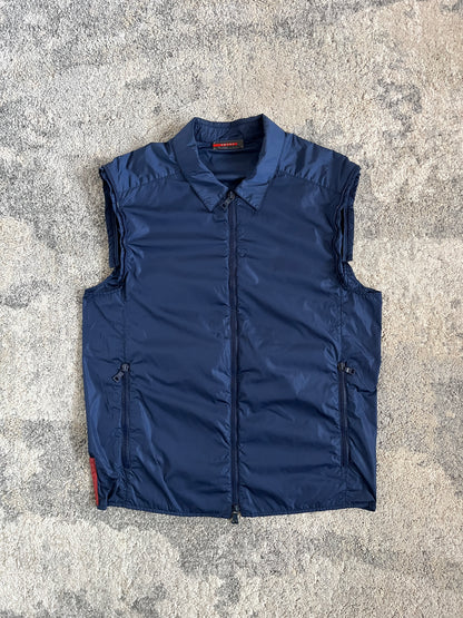 Prada SS2000 nylon convertible shirt