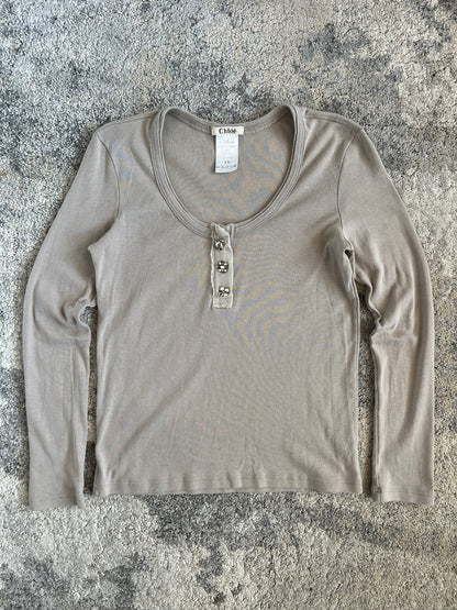 Chloé 2000's cotton longsleeve by Phoebe Philo