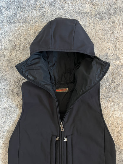 Prada FW1999 nylon vest with back strap