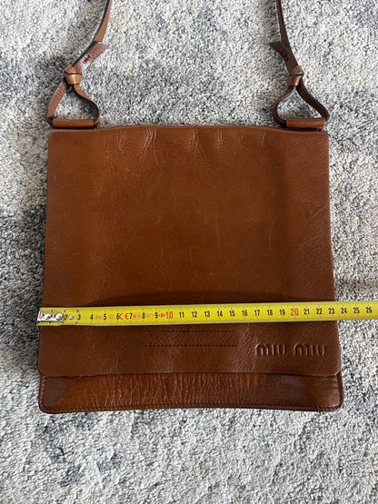 Miu Miu SS2000 leather shoulder bag