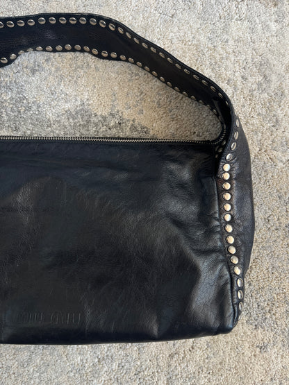 Miu Miu 1990's leather nails bag
