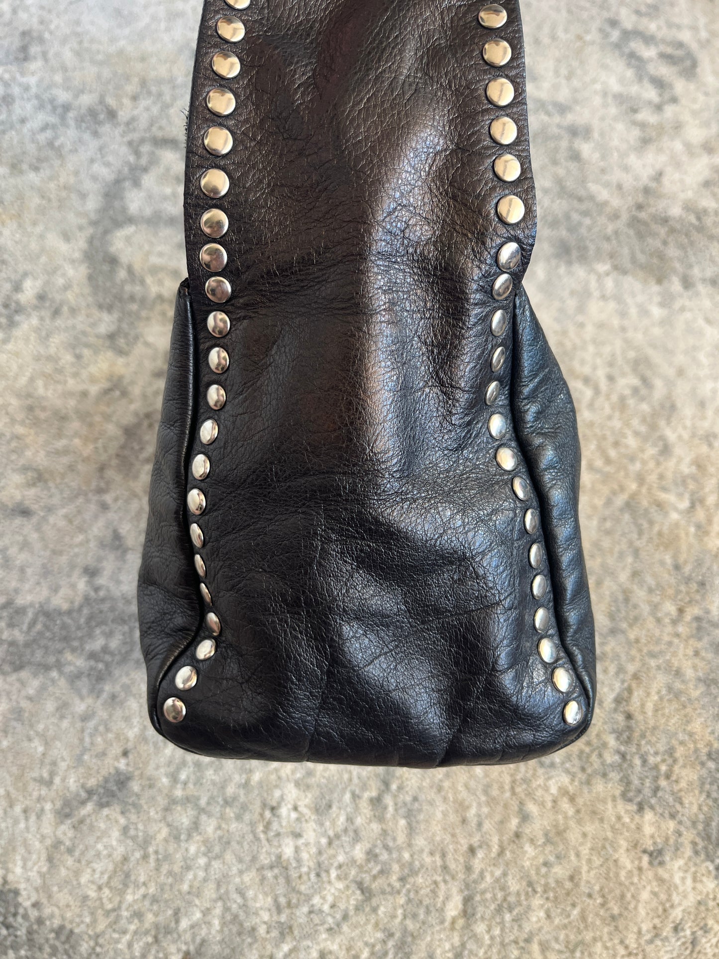 Miu Miu 1990's leather nails bag