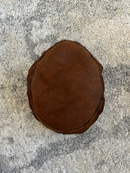 Prada 1990's leather & fur hat
