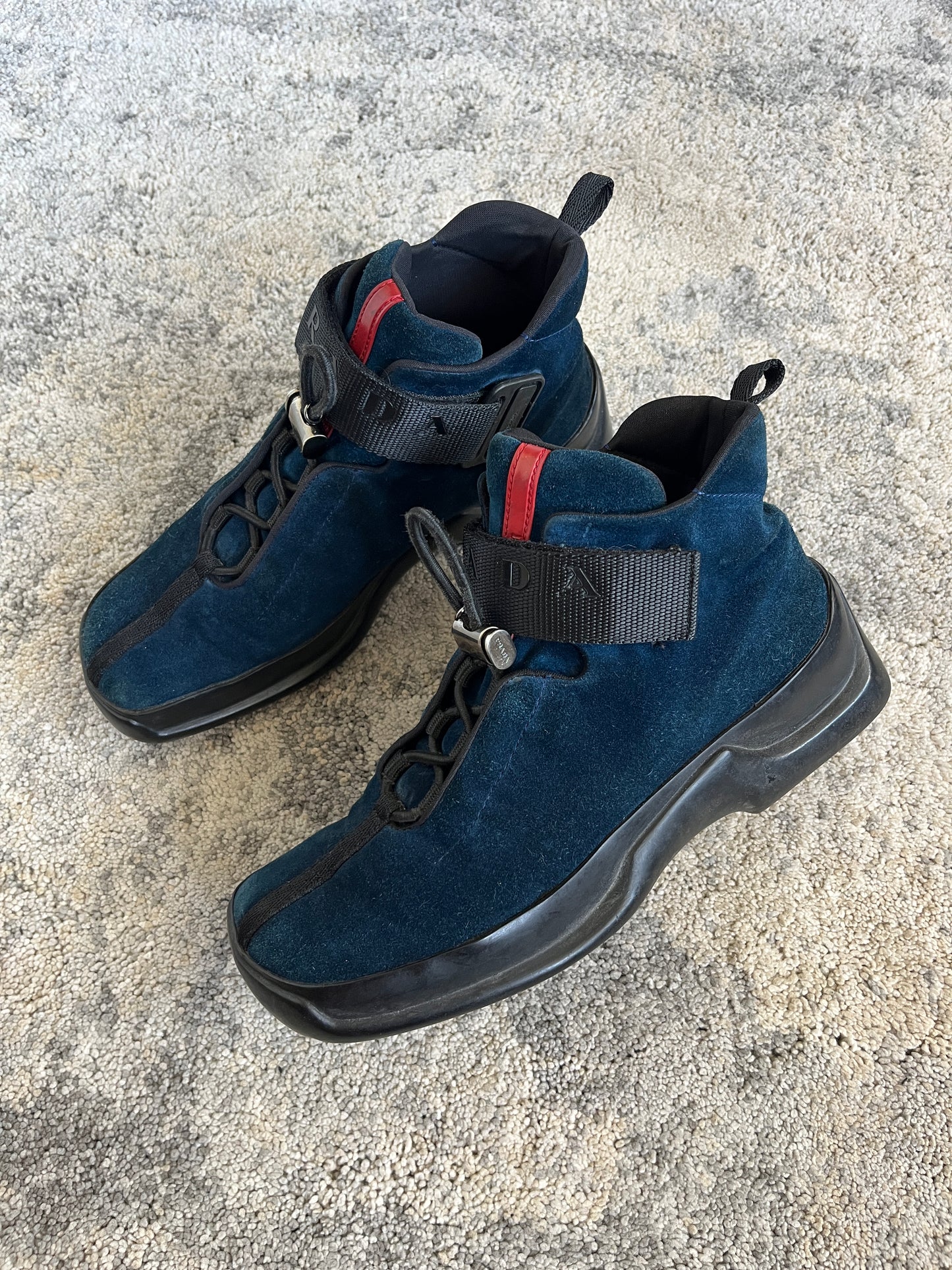 Prada FW1999 suede high trainers