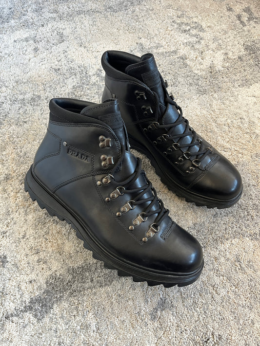 Prada 2010's leather hiking boots