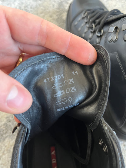 Prada 2010's leather hiking boots