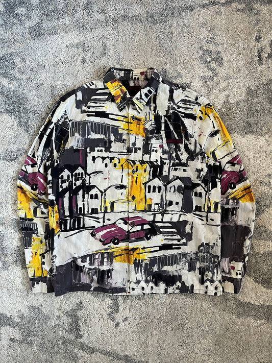 Prada 2017 cotton landscape shirt