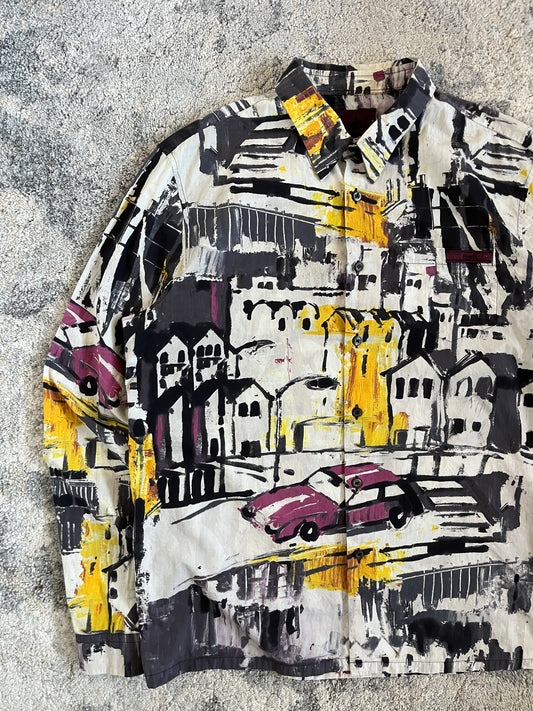 Prada 2017 cotton landscape shirt