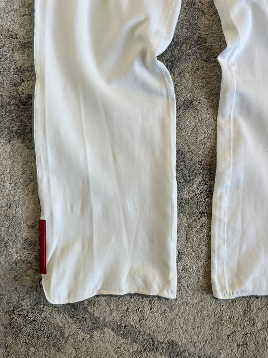 Prada 2000's pipping nylon pants