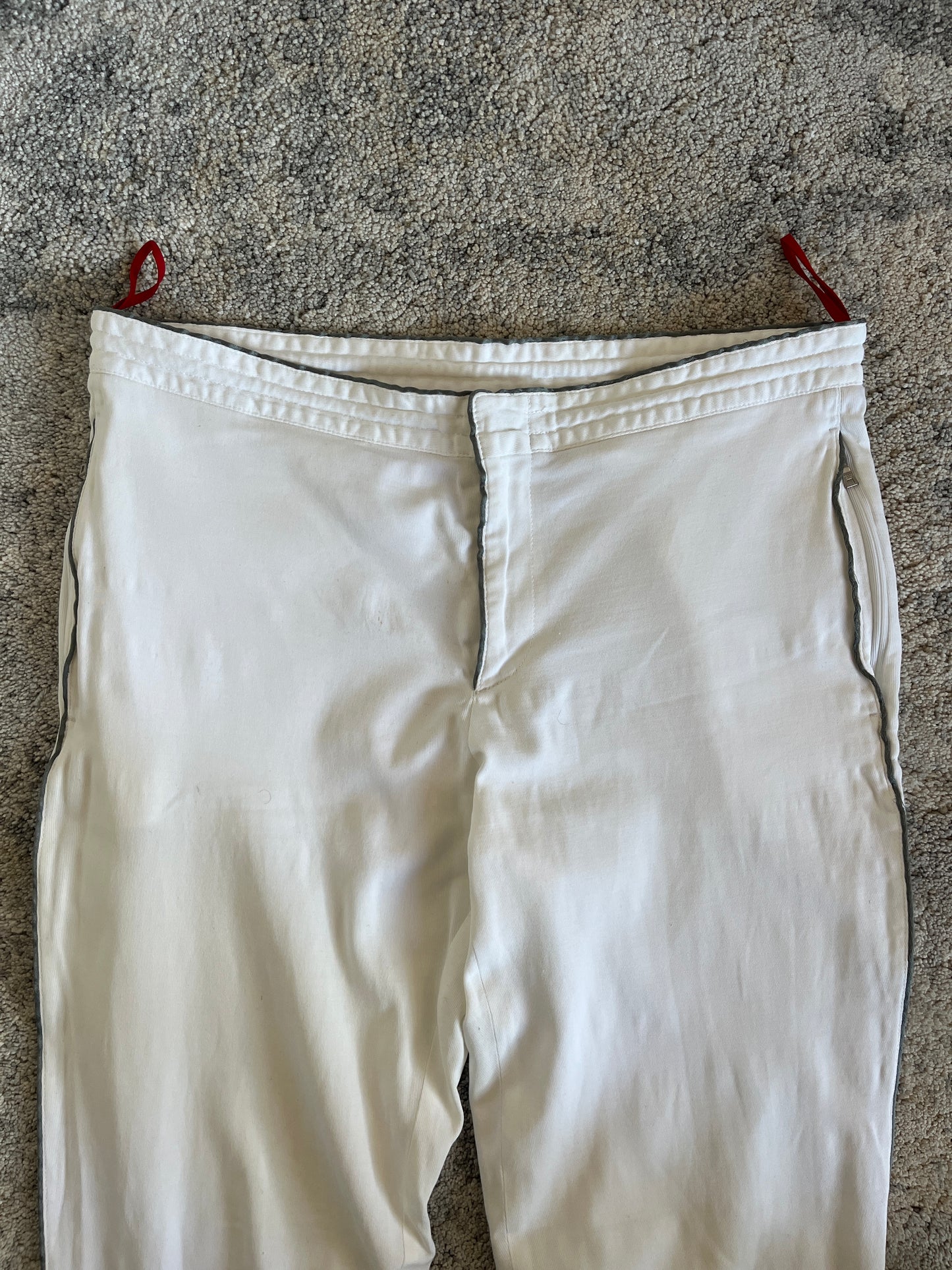 Prada 2000's pipping nylon pants