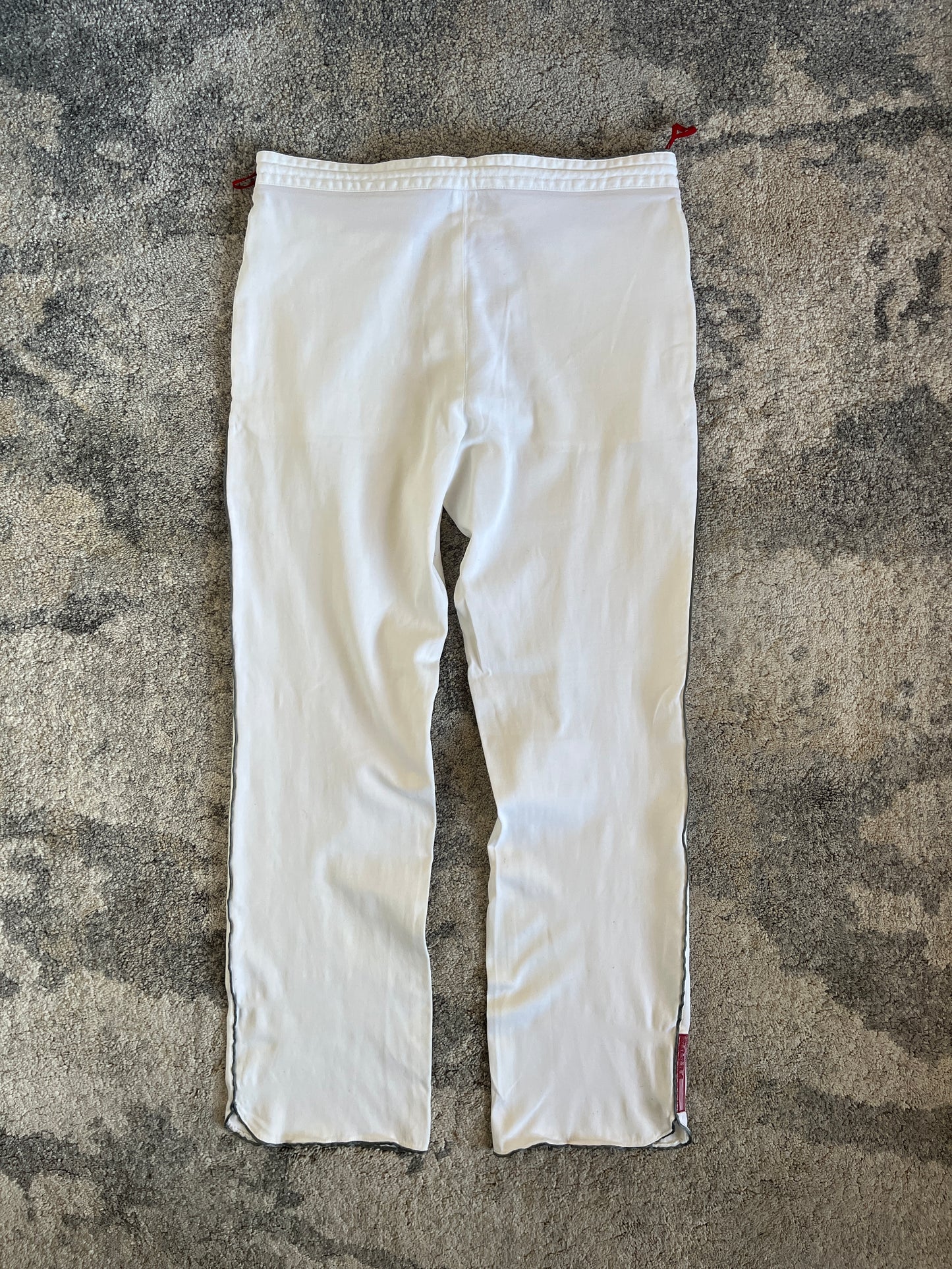 Prada 2000's pipping nylon pants