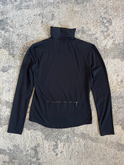 Prada 2000's turtleneck nylon longsleeve