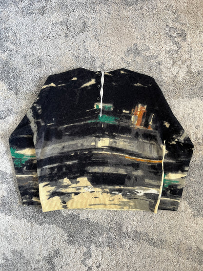 Prada FW2017 landscape wool sweater