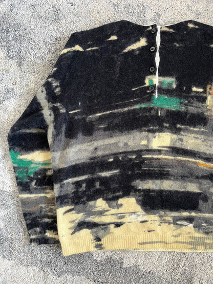 Prada FW2017 landscape wool sweater