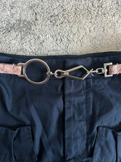 Prada FW2000 python belt