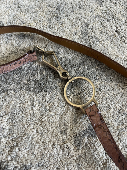 Prada FW2000 python belt