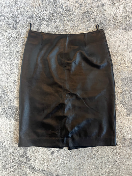 Prada 1999 leather skirt
