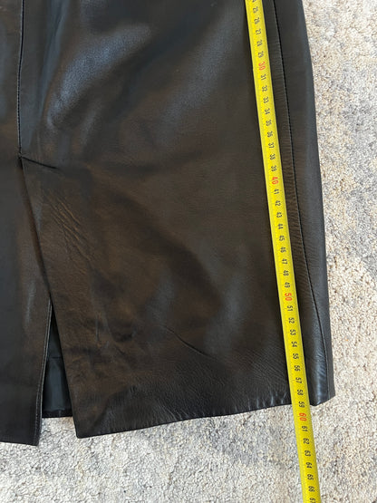 Prada 1999 leather skirt