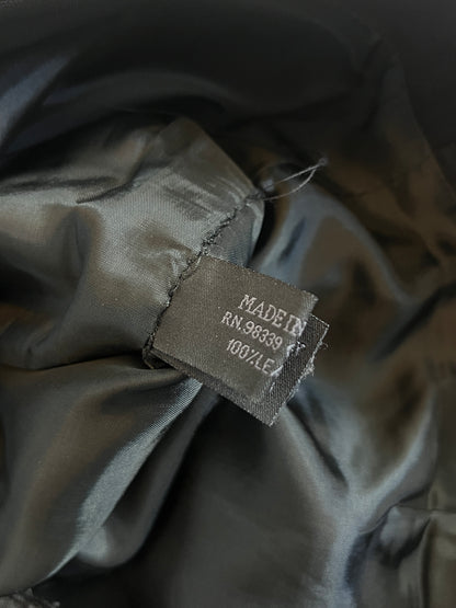 Prada 1999 leather skirt
