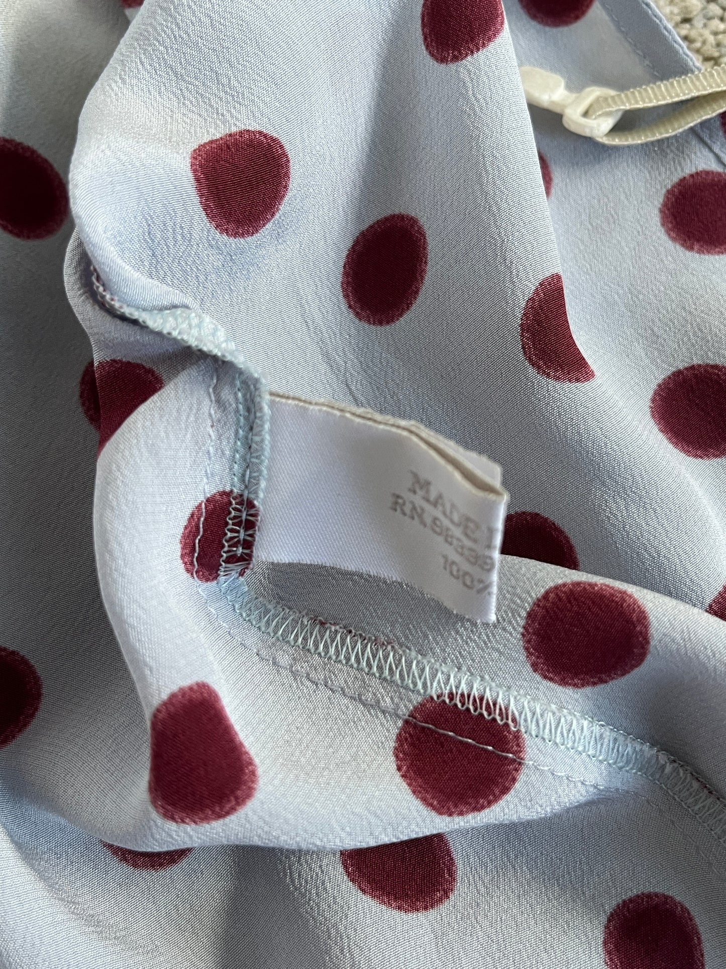 Prada SS2000 polka dot silk tanktop