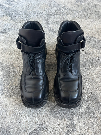 Prada FW1999 leather mid boots