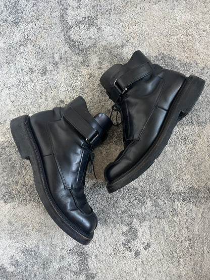 Prada FW1999 leather mid boots