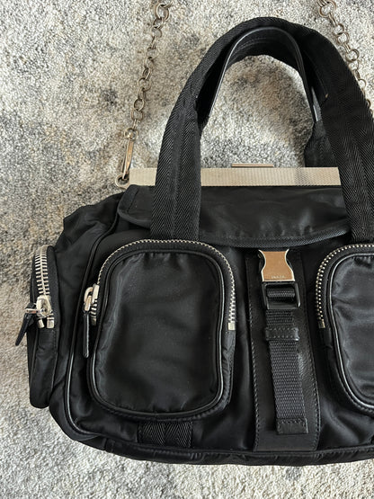 Prada 2010's wallet closure handbag