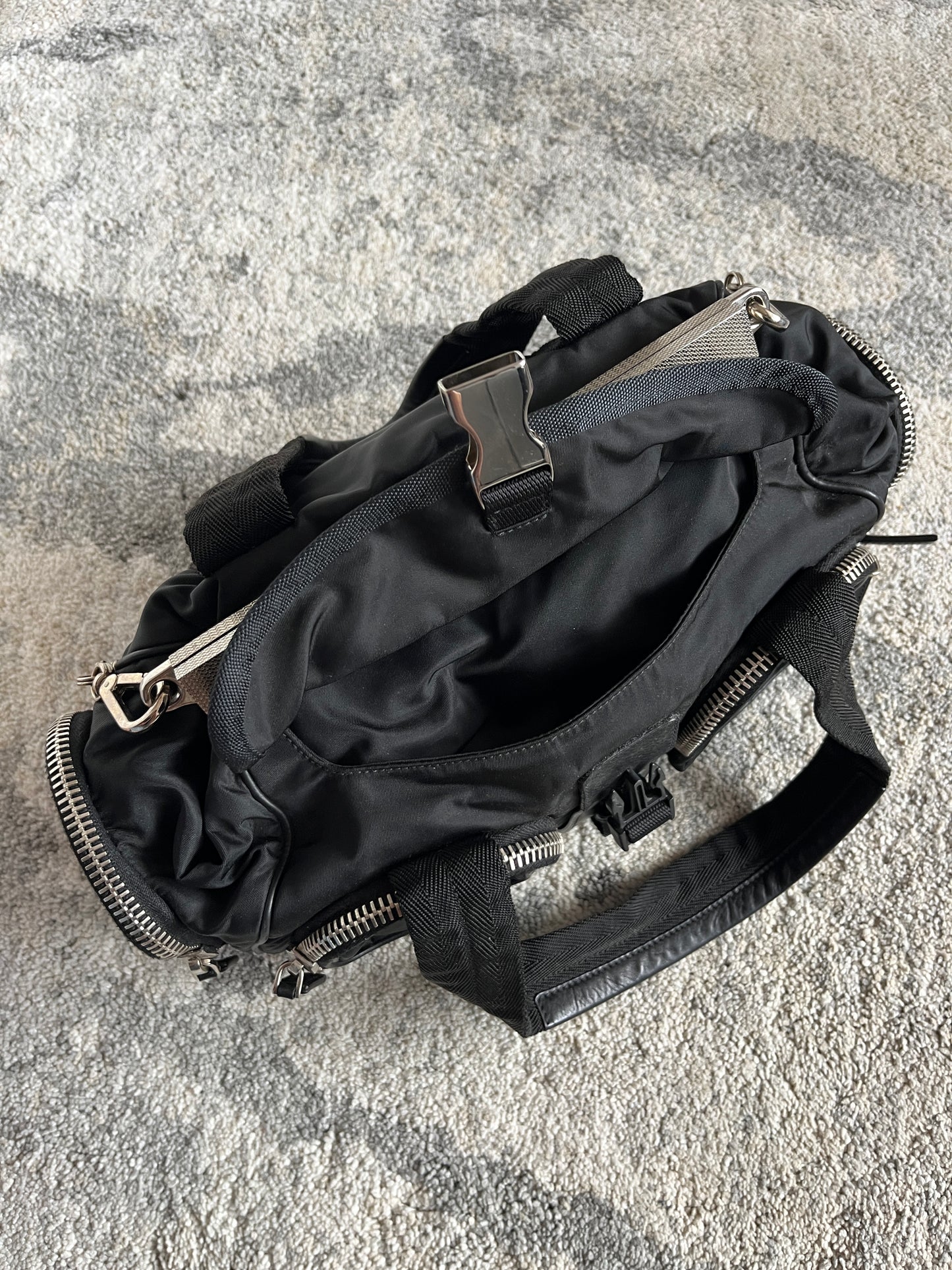 Prada 2010's wallet closure handbag