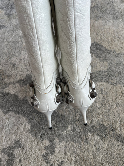 Balenciaga cagole leather boots