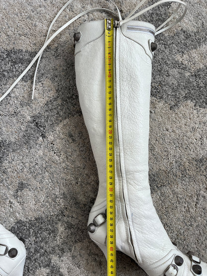 Balenciaga cagole leather boots