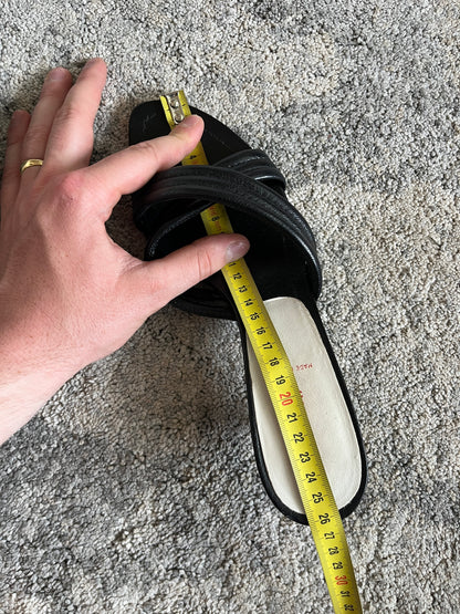 Miu Miu 2000's leather heels mules