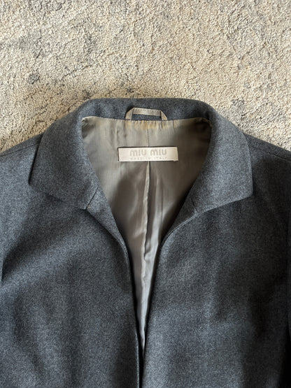 Miu Miu 1998 wool tailored jacket