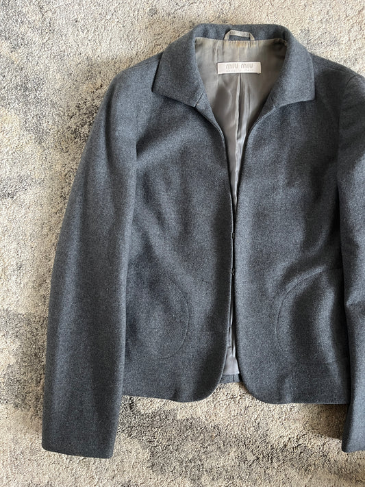 Miu Miu 1998 wool tailored jacket