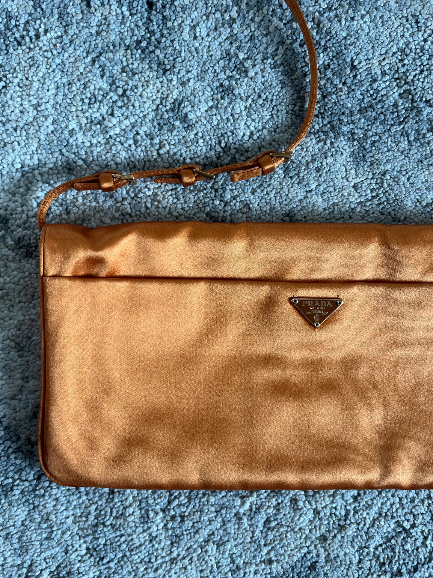 Prada 2000 nylon satin shoulder bag