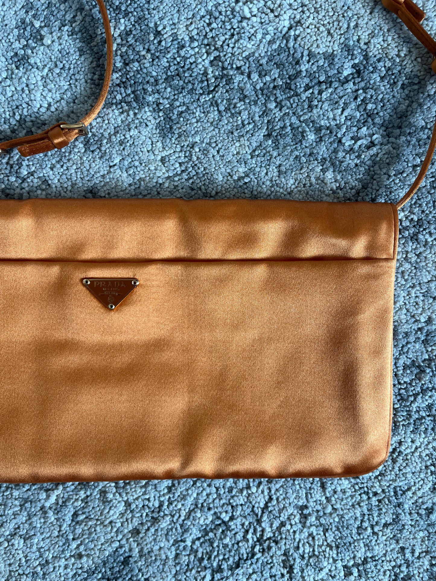 Prada 2000 nylon satin shoulder bag