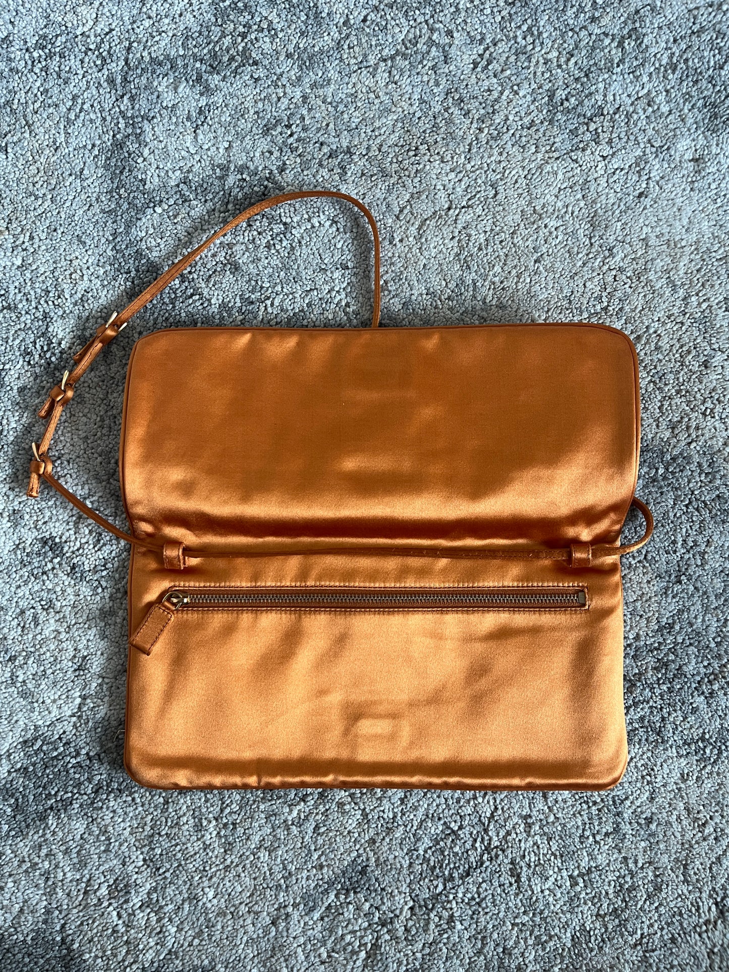 Prada 2000 nylon satin shoulder bag