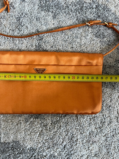 Prada 2000 nylon satin shoulder bag