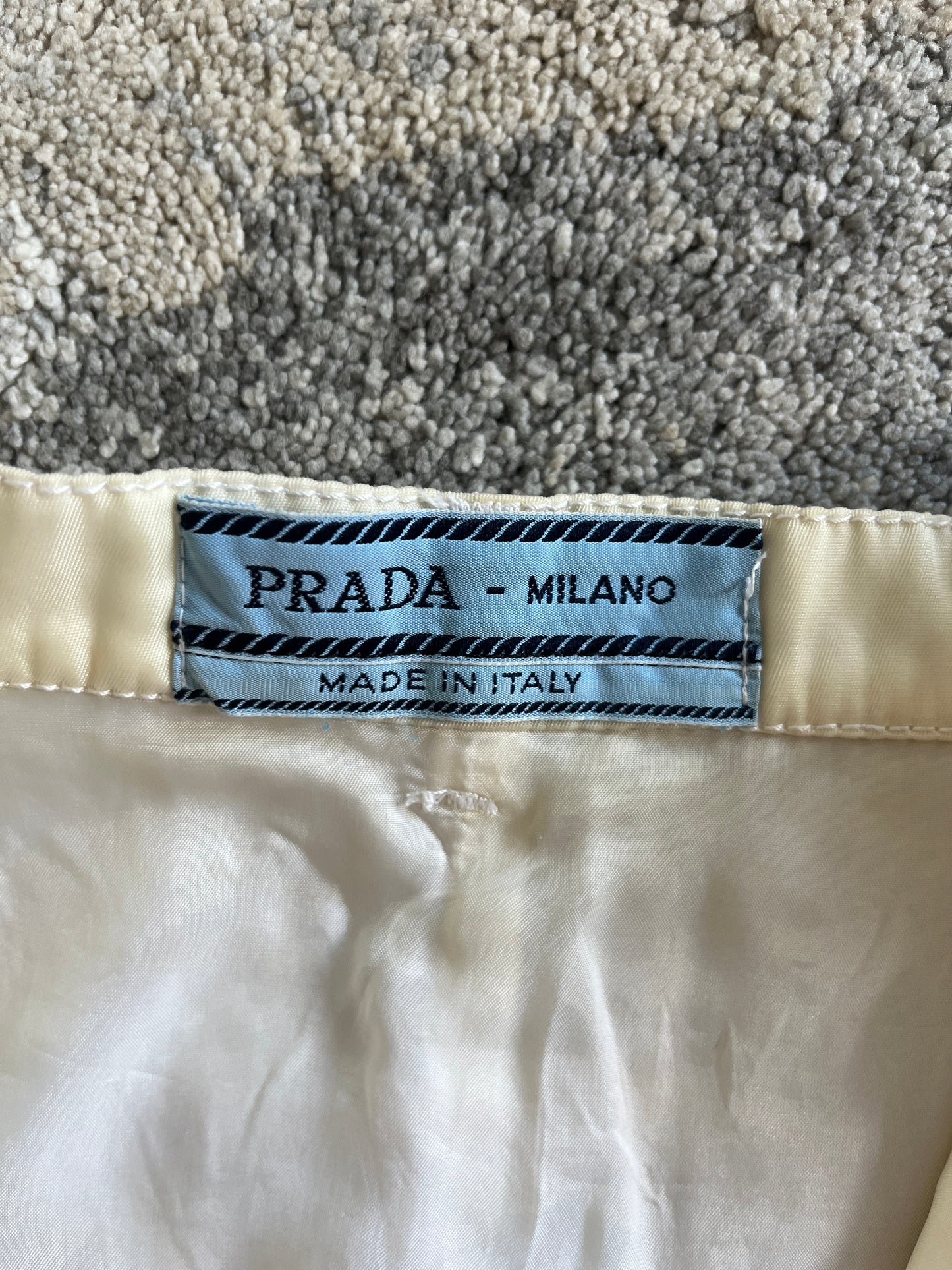 Prada SS1994 nylon skirt
