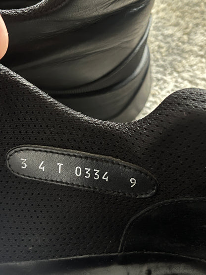 Prada 2000's leather combats low shoes