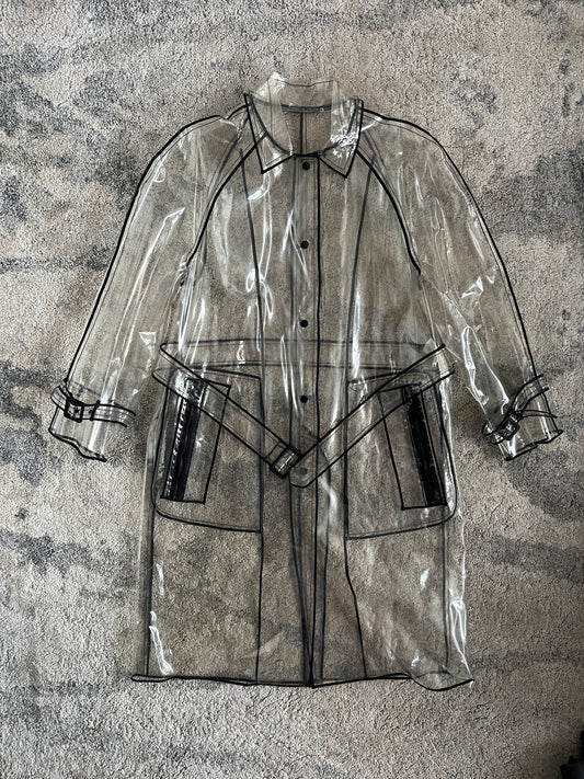Prada FW2002 transparent PVC trench
