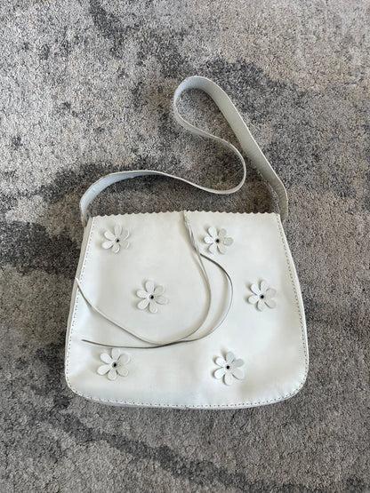 Prada FW1993 leather flowers crossbody bag